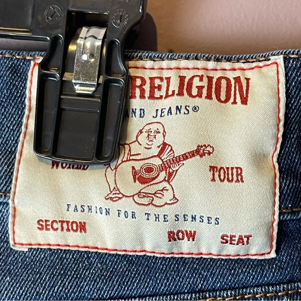 True Religion Ricky Relaxed Straight Jeans 30